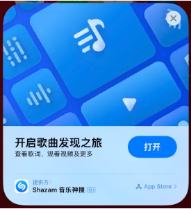 鹤山苹果14维修站分享iPhone14音乐识别功能使用方法 